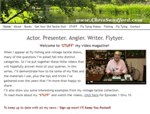 Tablet Screenshot of chrissandford.com